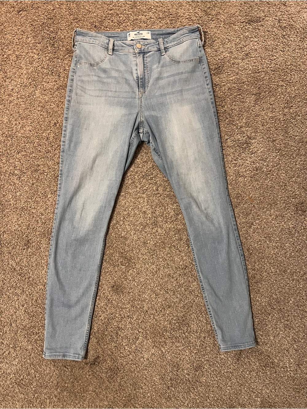 Hollister Light Wash Skinny Jeans size 14R